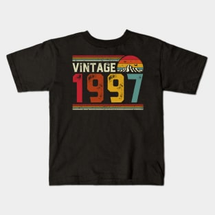 Vintage 1997 Birthday Gift Retro Style Kids T-Shirt